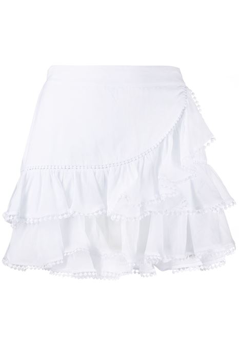 Gonna mini con ricami fera in nero Charo Ruzi Ibiza - donna CHARO RUIZ IBIZA 1989 | 201402WHT